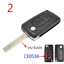 Custodia per Chiave a Flip con Telecomando per Auto - Design a 2 Pulsanti
