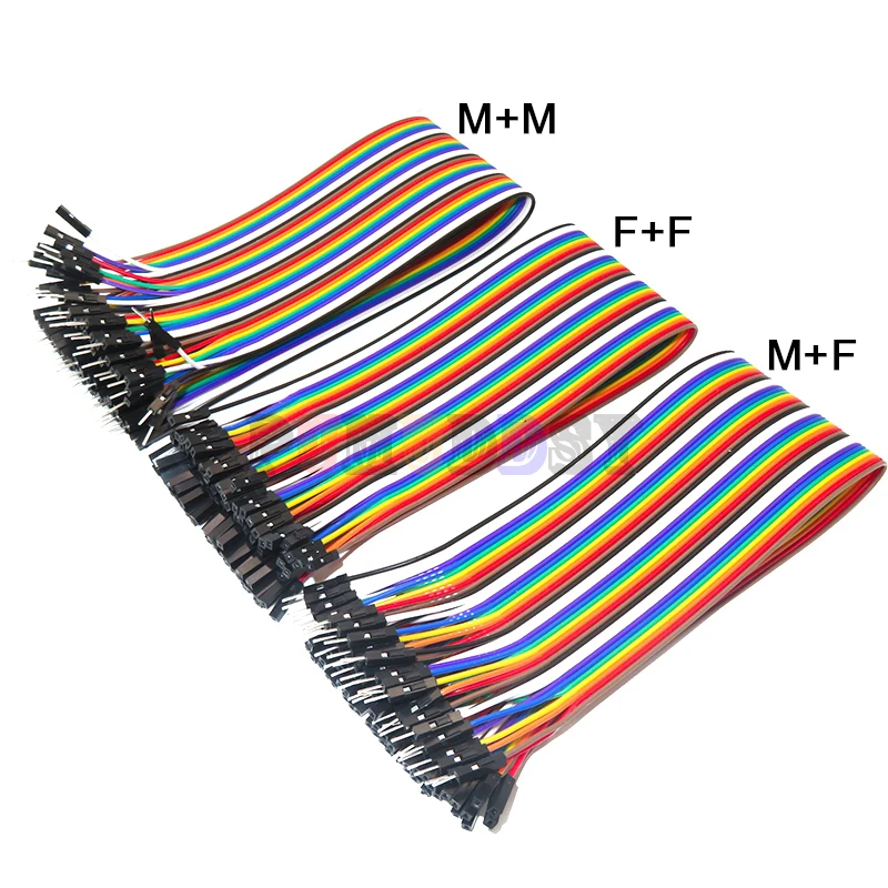 jumper wire 40PIN 20CM Dupont Line Male To Male + Female And Female To Jumper Dupont Wire Cable Arduino DIY KIT IBUW 40 / 120pcs