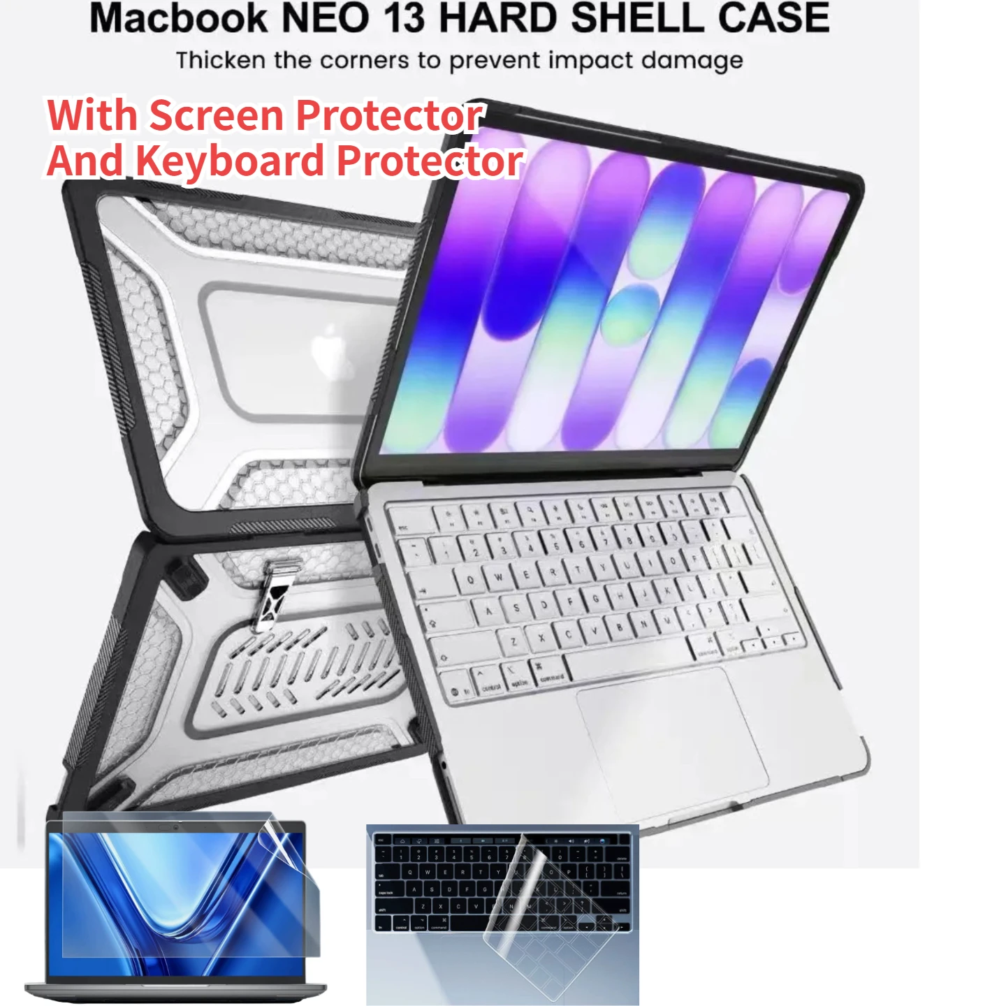 Premium Heavy-Duty Laptop Case with Military-Grade Protection and Heat Dissipation