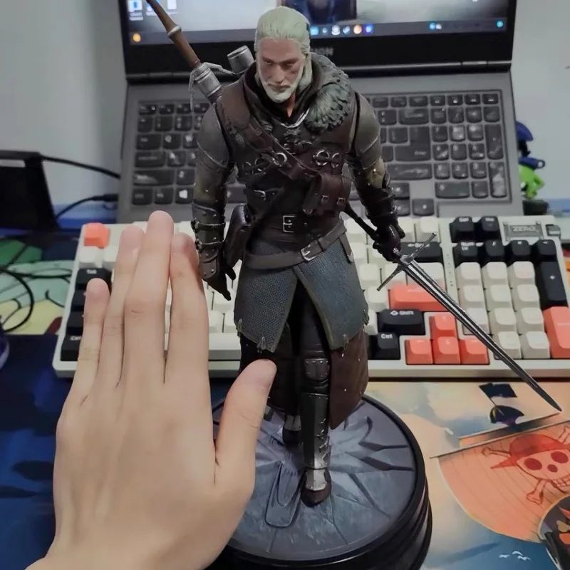 24Cm The Witcher 3: Wild Hunt Geralt Of Rivia Action Figure Toys Gioco Figurine Collezione Pvc Modello Ornamenti Regalo