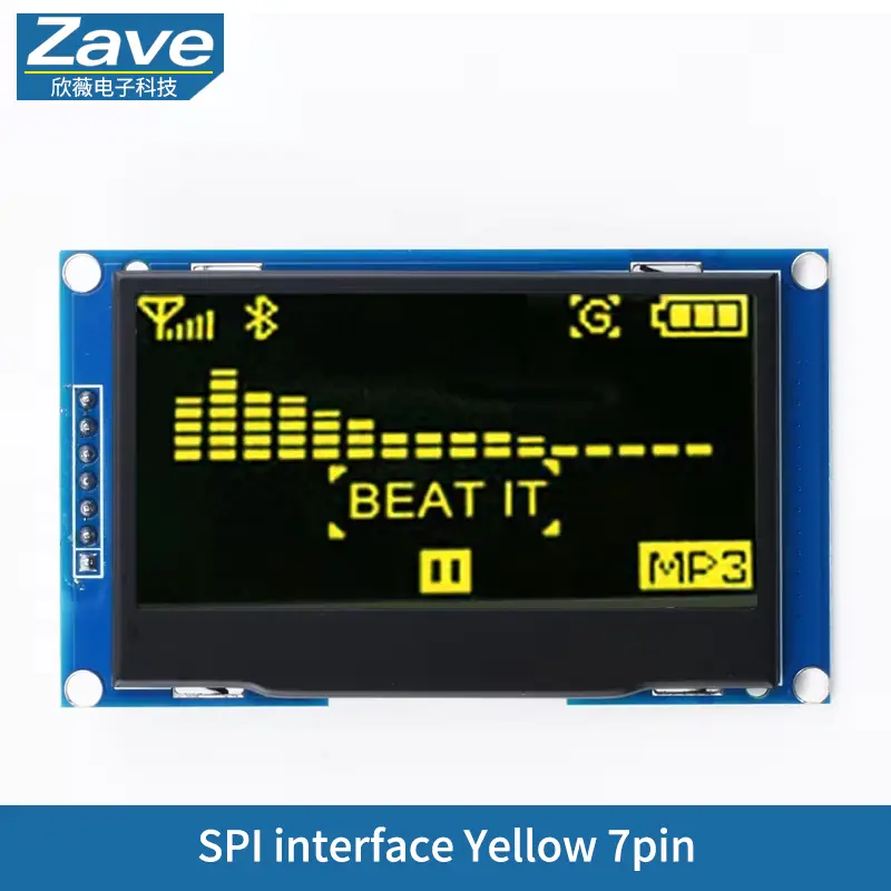 2.42" 2.42 inch OLED Display Module 128x64 LCD HD Screen Module SSD1309 7 Pin SPI/IIC I2C Serial Interface for Arduino UNO R3 image 12