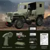 1940 Willys Jeep 1:10 RC Car Simulated Military Truck  2.4G 4WD Remote Control Car Vehicle Model Toy Gift for Adult Kids 1