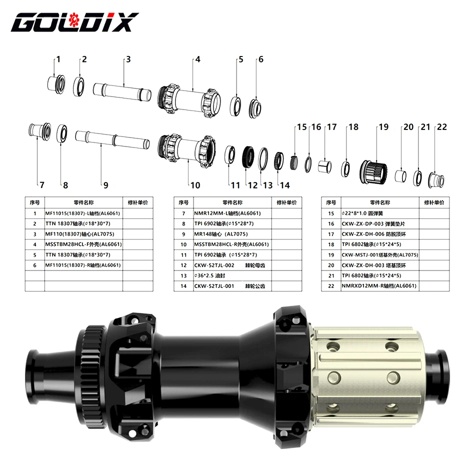 Moyeu Avant Frein à Disque Verrouillage Central 28H Shimano Deore Xt Hb M8110 B