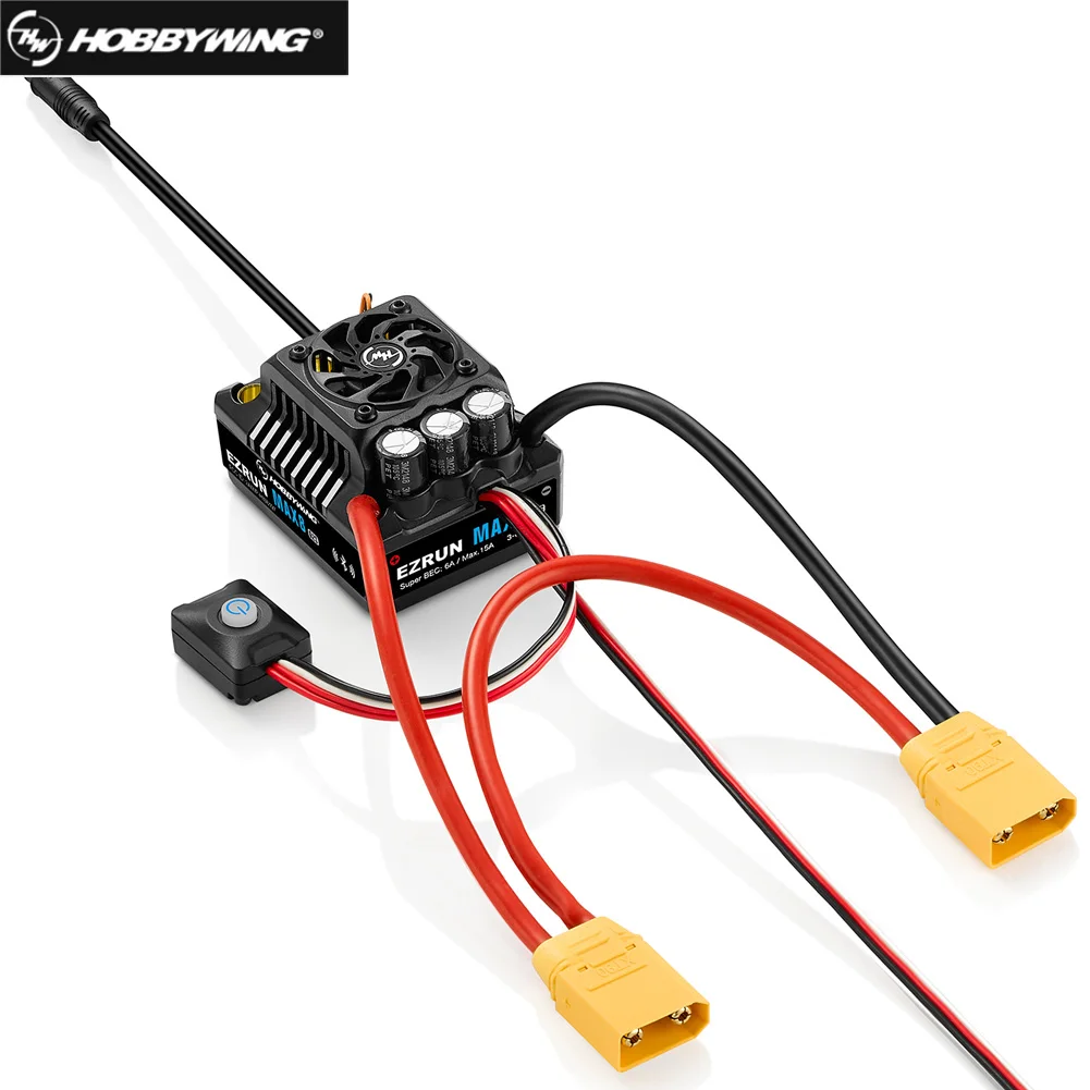 

Hobbywing EzRun MAX8 G2S 160A Sensory Brushless ESC for 1/10 1/8 RC Model Car Buggy OffRoad Vehicles