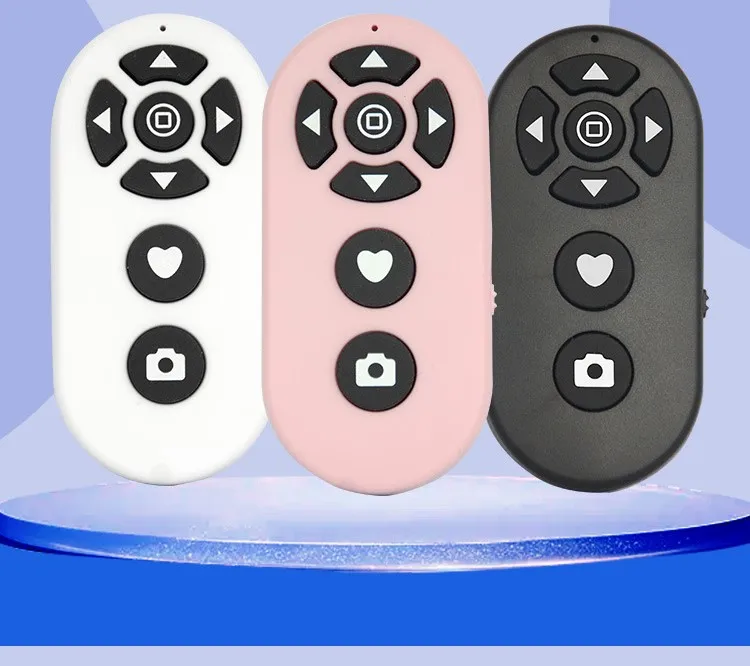 Wireless Camera Controller & Bluetooth Selfie Stick with Multi-functions: Page Flip, Like, and Shutter Trigger