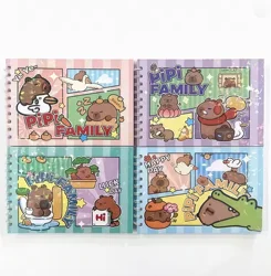 Relaxing Capybara Coloring Book for Adults: 48 Animal Designs for Stress Relief and Creative Enjoyment (1Pc Random Style)