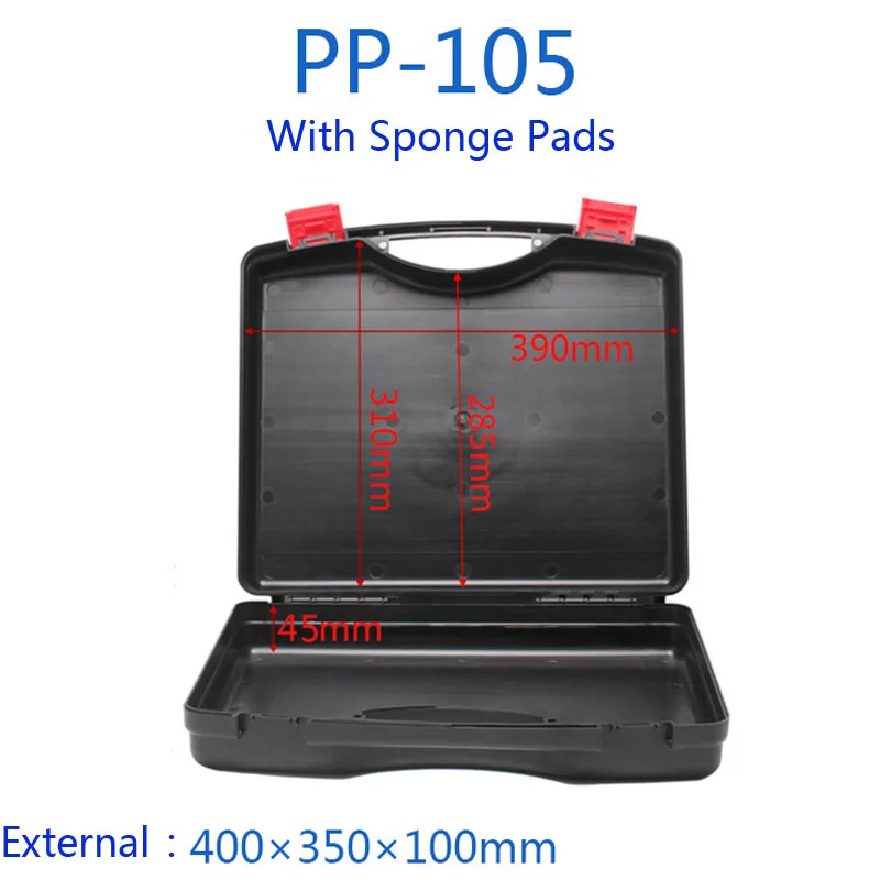 Lot De 4 Mousses Prédécoupées - 400 X 300 X 50 Mm - Mallette