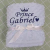 Name Personalised Bubbled Fleece Baby Blanket DIY Custom Toddler Crib Bed Stroller Swaddle For Newborn Birthday Gift Present 4