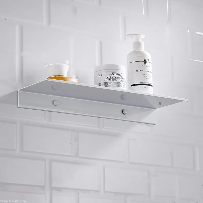 Bathroom Accessories storage rack bathroom shelf shower shelf bathroom accessories Space Aluminum Bathroom Shelves Kitchen Wall Shelf Shower Storage Rack 20-60cm