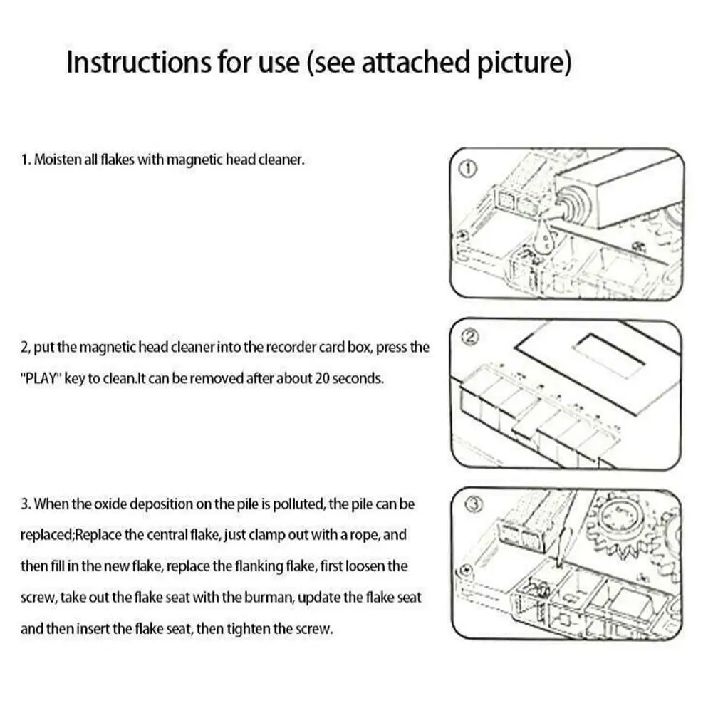 Tape Cleaner For Car Cassette Adaptor Top Line Audio Cassette Tape