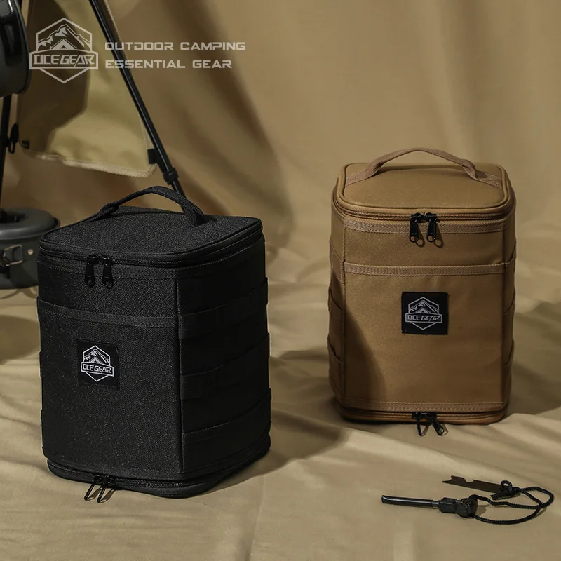 

Outdoor Camping Gas Tank Storage Bag Multifunctional Camping Lamp Cooker Storage Bag Camping Tools Bag