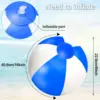 16Pcs 16''Inflatable Beach Ball Round Pool PVC Ball Game Toy for Summer Hawaiian Theme Beach Party Decor Water Game Accessory 2