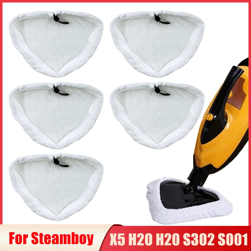 Steam Mop Pads Pezzi Di Ricambio Mop Cloth Accessori Per Steamboy X5 H2O H20 S302 S001 Skg 1500W Steam Mop Stracci Lavabili Di Ricambio
