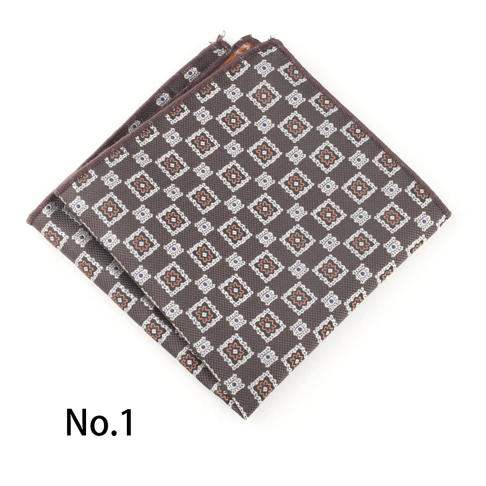 2026 New Paisley Floral Pocket Square Mens Polyester Jacquard Handkercheif Casual Fashion Wedding Shirt Suit Accessories Hanky