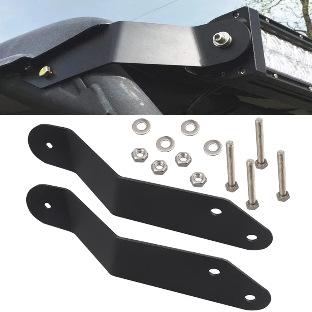 upper rear roof window 150w led light bar mount kit for jeep wrangler jk 2007 2008 2009 2010 2012 2013 2014 2015 2016 2017 2018 42