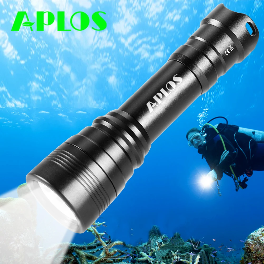 Aplos Ap11 1050 Lumen Diving Flashlight Xml2 Led Scuba Dive Light