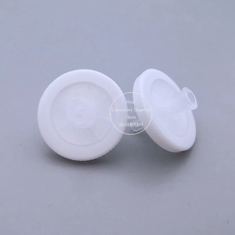 PES Polyethersulfone Needle Type Syringe Membrane Filter 10pcs Diameter 25mm 0.02&mu;m for Virus Filtration 20nm