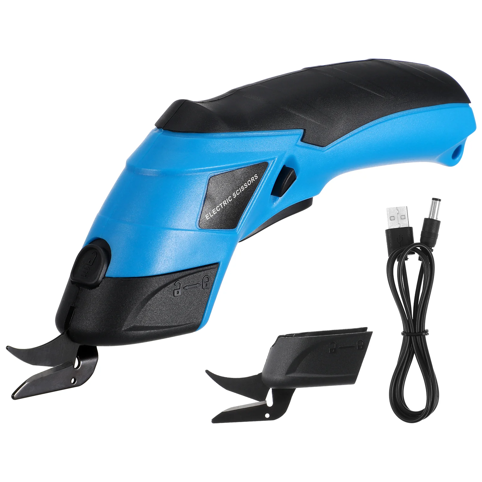 

Cordless Clippers Rechargeable Electric Scissors Fabric Cutting Machine Tailor Sewing for Charging Mode Shears Power Rotary