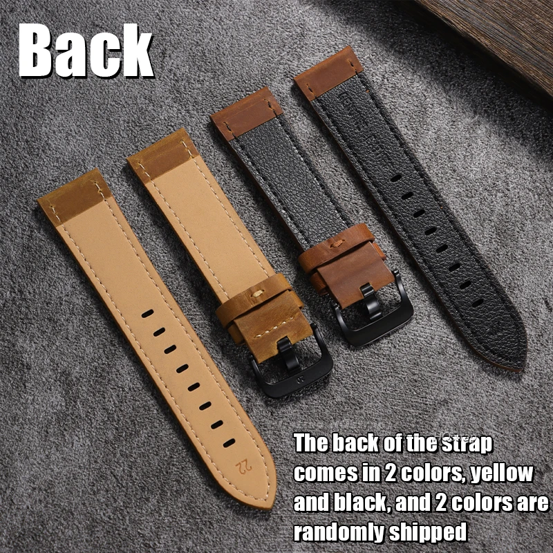 Vintage Leather Strap - Premium Watch Band in Multiple Sizes