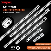 Barre d'extension Hi-Spec 1/2 pouce pour clé à cliquet 50/100/150 mm, rallonge de douille professionnelle en acier CR-V pour réparation automobile 4