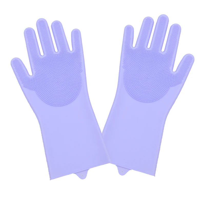 1 Paire De Gants De Lavage De La Vaisselle Magique En Silicone, Gants De  Nettoyage De La Vaisselle Avec Brosse De Nettoyage, Gants De Lavage De  Cuisine, Gants De Nettoyage Ménager 