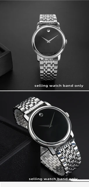 For Movado Museum Series Silver Soul 0607473 Series Fashion