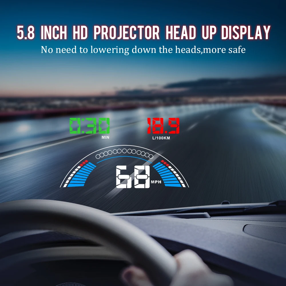  º ǻ OBD2 GPS   ÷,   Һ HUD  , ڵ GPS  ӵ