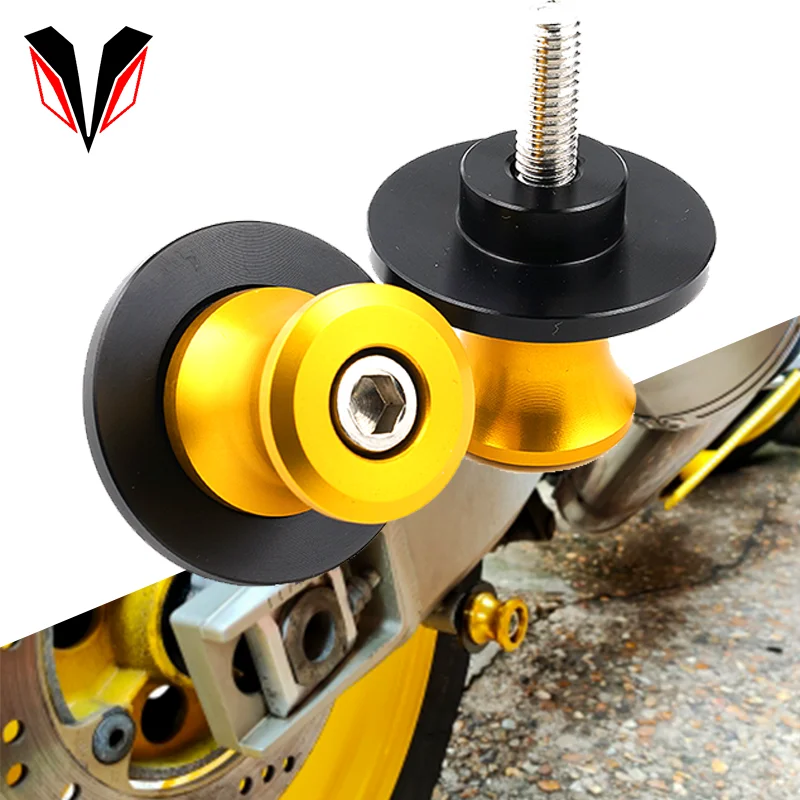Motorcycle CNC Swingarm Spools Slider Stand For Triumph STREET TRIPLE