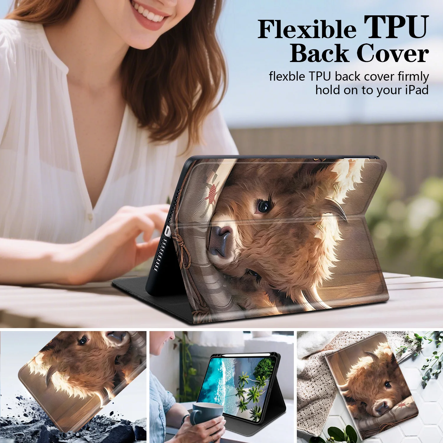 Versatile Tablet Case with Stand and Pen Slot