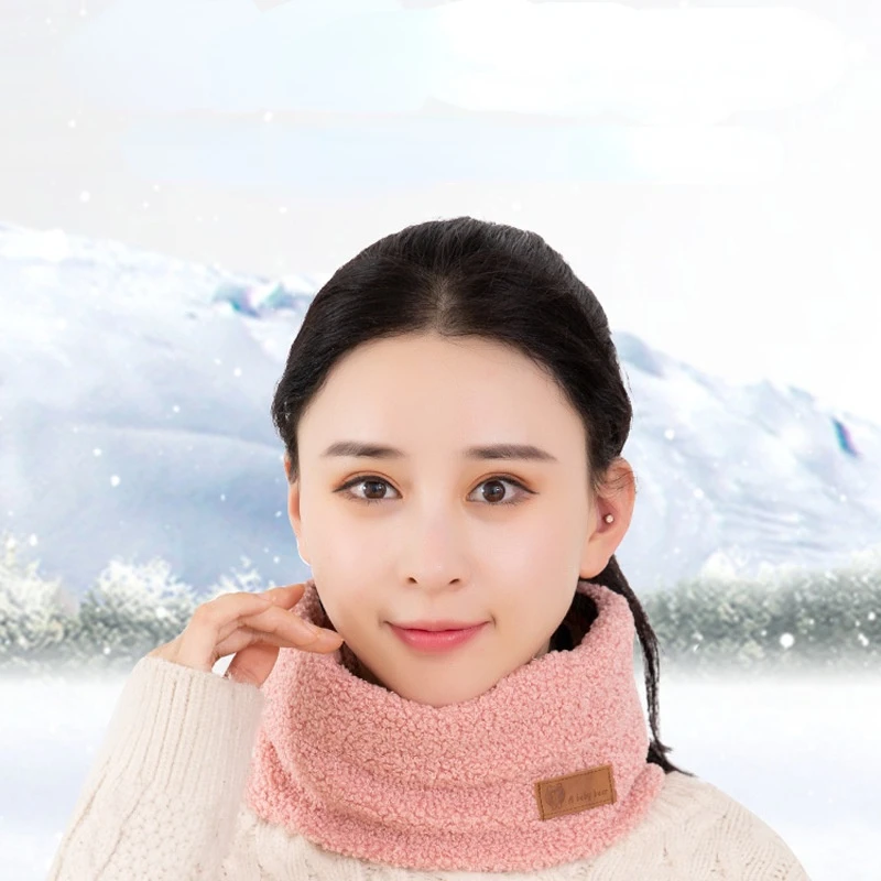 Women Warm Plush Earmuffs Ear Protection Face Scarf Outdoor Cold Winter Accessories Adjustable Extender for Mask Fashion