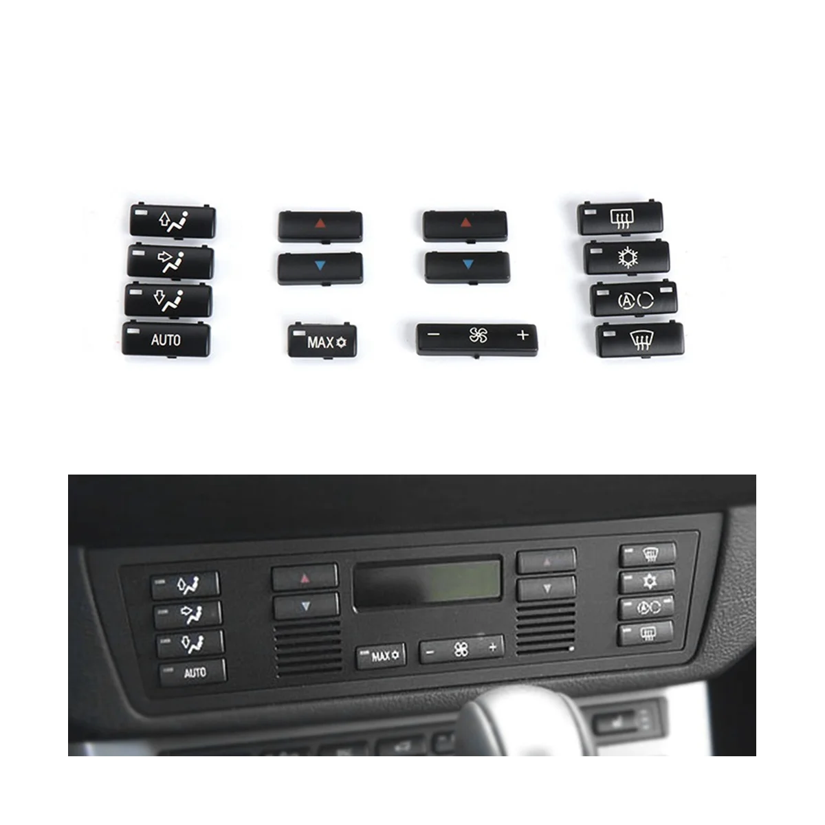 ڵ  Ű ĸ ü,  A/C Ʈ Ʈг ġ ư Ŀ ĸ, BMW E39 E53 M5 X5 