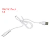 1pc USB Cable Charging Line Copper Hole Suit 5V Flashlight Shaver Hair Clipper Wire Single Hole 1.8 4