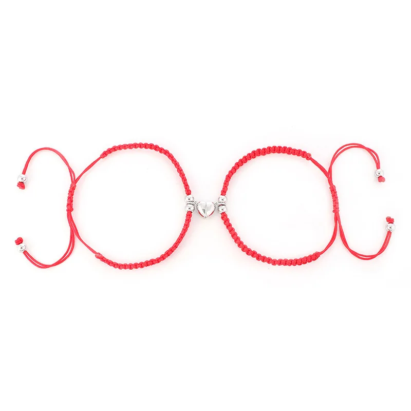 Handmade Red Thread Couple Bracelet for Lovers Valentine