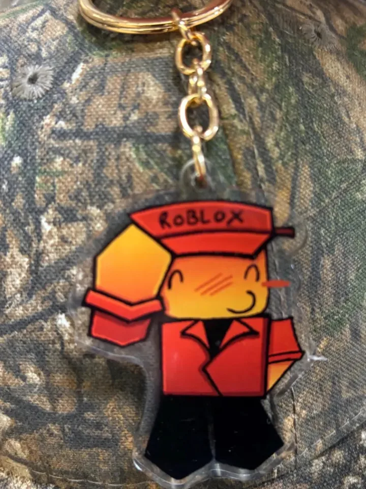 R-oblox エリオット Forsaken ピザ屋の仕事 アクリル キーホルダー