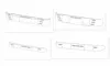 Tamiya LESU Tractor Metal LED Sun Visor Lamp Light for Tamiya 1/14 RC Tractor Truck Scania 56368 770s Upgrade Accessories 6