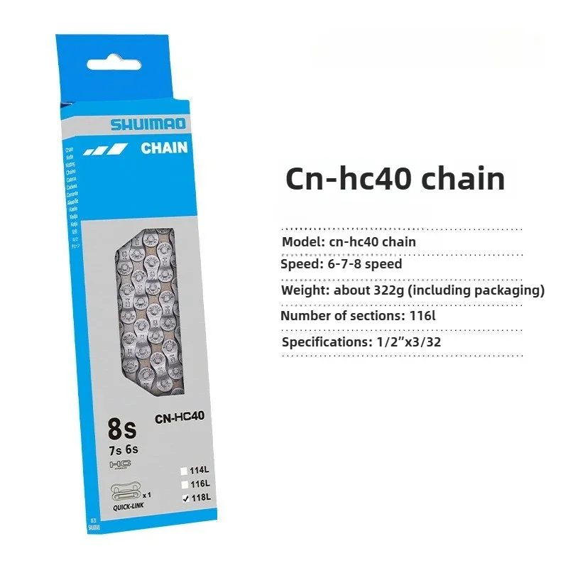 Chaîne de vélo 6/7/8/9/10/11 vitesses, 10v 11v 12v 116/126L, chaînes originales pour vtt, pièces de vélo