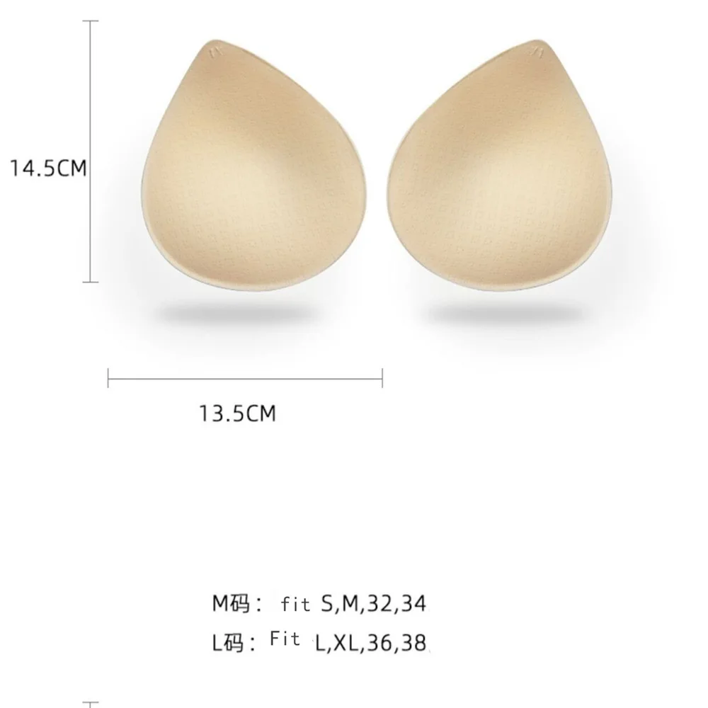 Padding push up inserts removable bra pads thick