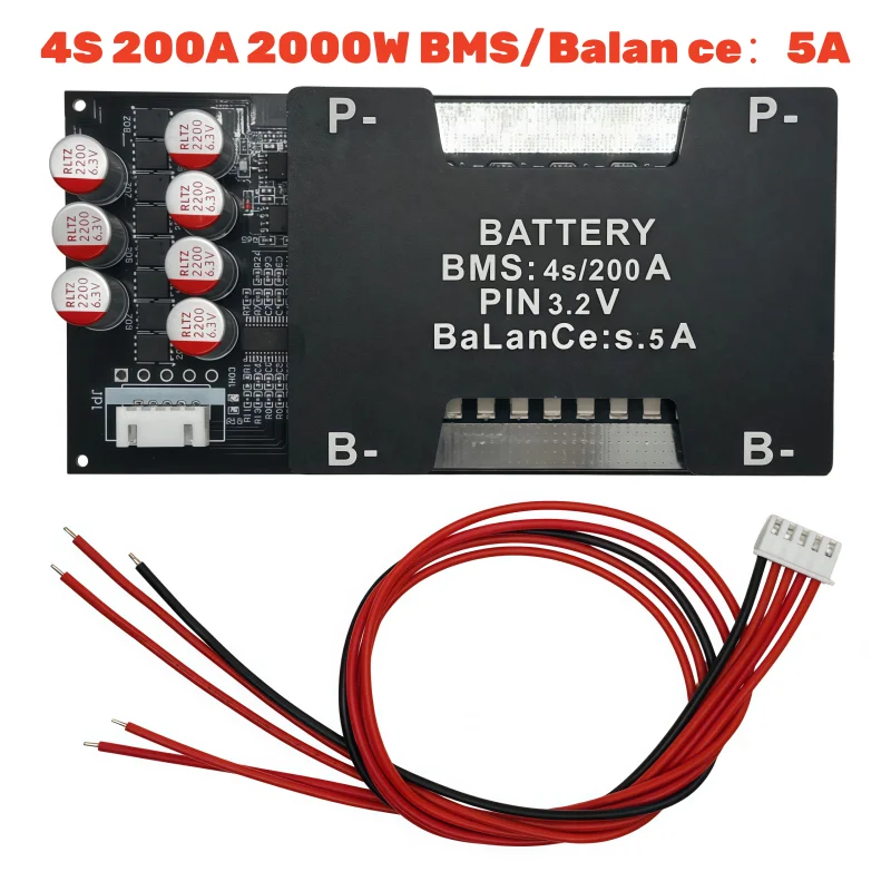 4S LiFePO4 배터리 보호 보드 14.6V 2000W 배터리 관리 시스템 150A..