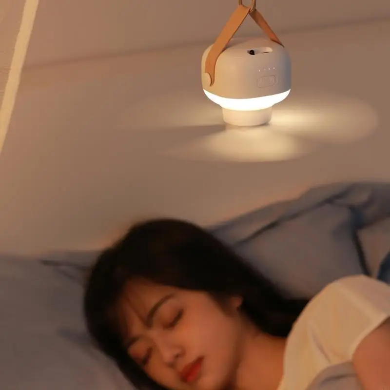 야외 USB 캠핑 팬 4 속도 기숙사를위한 전망대 캐노피 팬 교수형 팬