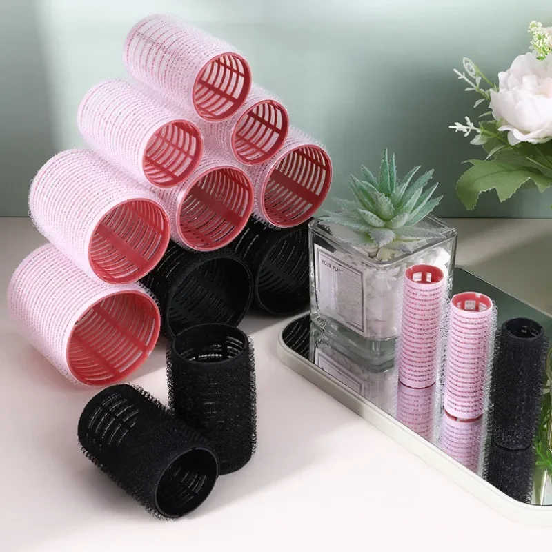 Hair Styling Tool Hair Curling Tools 6Pcs Hair Rollers Heatless Curlers No Heat Hair Bangs Volume Salon Hairdressing Curlers Sticky Styling Tool