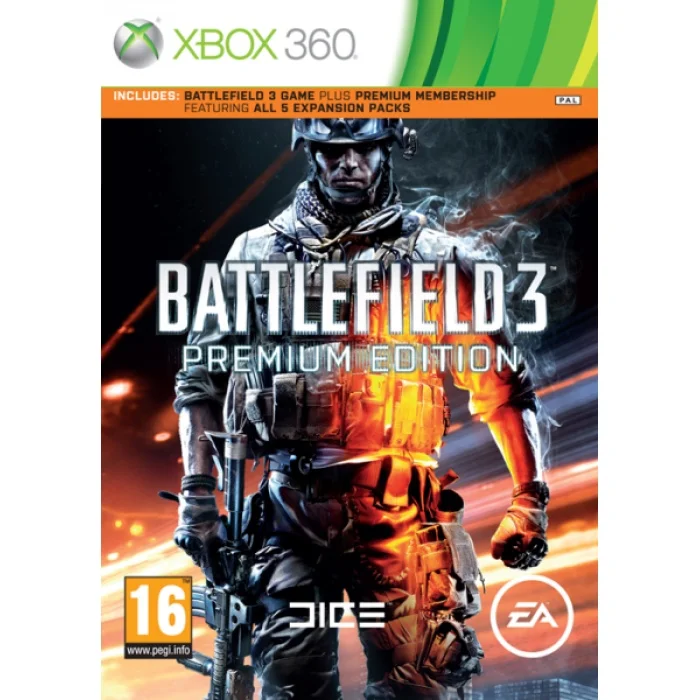 Игра Battlefield 3 (Premium Edition) (Xbox 360) б/у | Электроника