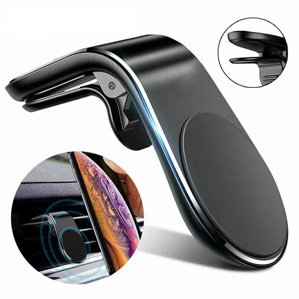 Magnetic F3 Car Phone Holder Anti-Shake Phone Holder Mount in Car Dashboard Air Outlet Car Holder For iPhone Xiaomi Samsung Sony cell phone stand holder