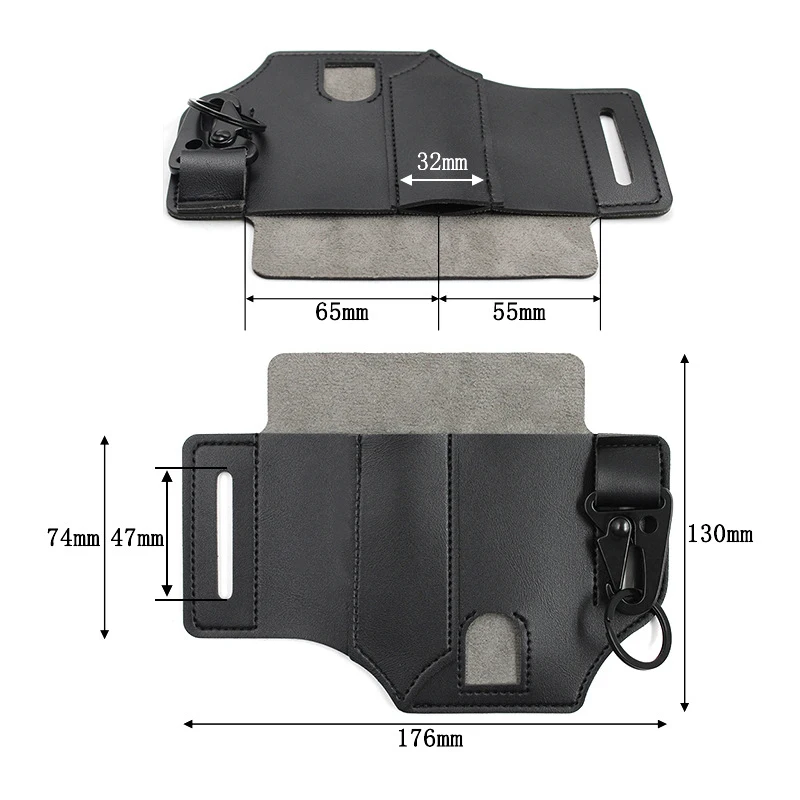 Tool Bag Tactical Multi Tool Leather Portable Storage Holster for Outdoor Camping Hunting