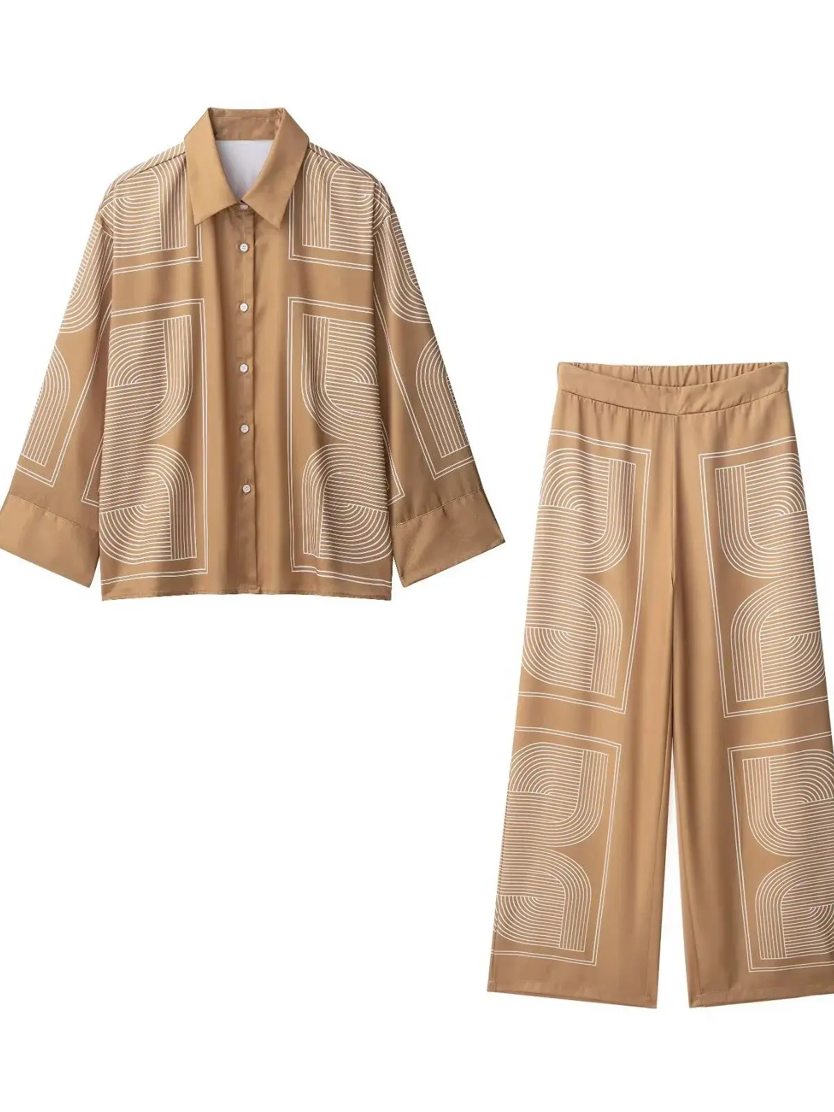 Brown suit