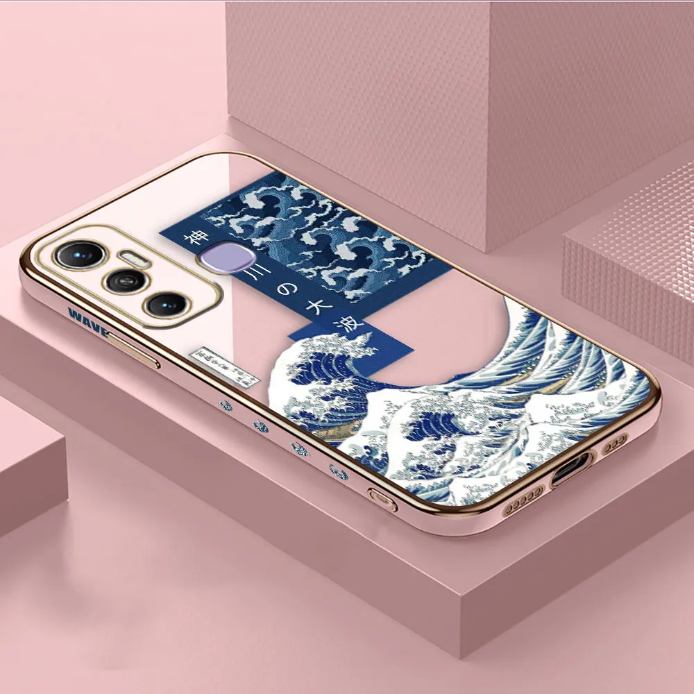thumbnail image 1 of Cover Smooth E-TPU Phone Case Infinix HOT 40I 30I 30 20 20S 20I 12 12I 11 10 10S 10I 9 GT10 PRO Case The Great Wave Off Kanagawa, 1 of 5