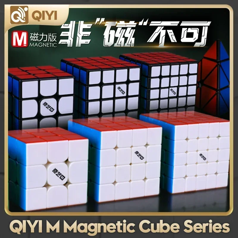 QiYi MS Maglev UV 3x3 Magnetic Speed Cube M Pro Stickerless 3x3x3 Pyraminx Speedcube Puzzle Toys fidget toys,puzzle toys,puzzle cube,magic puzzle cube