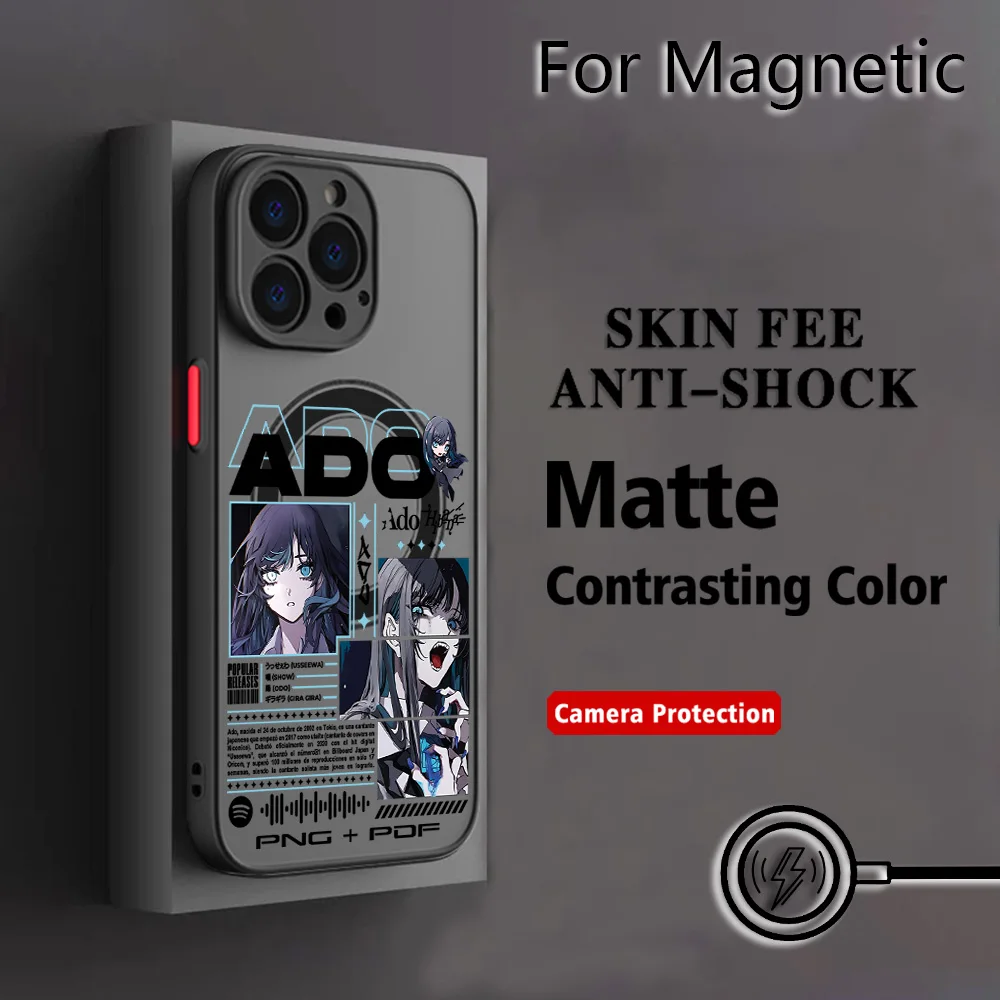 Sleek Magnetic Matte Back Cover