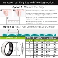 T5577 Chip RFID Black or White Ceramics Smart Finger Rewrite Ring 125KHZ Wear for Men or Women - Image 2