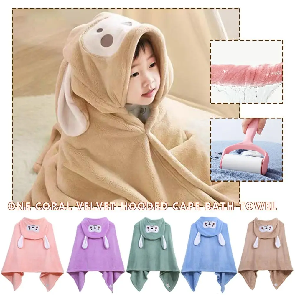 New Cartoon Animal Baby Bath Towels Soft Hooded Towel Blanket Toddler Bathrobe Warm Sleeping Swaddle Wrap for Boys Girls