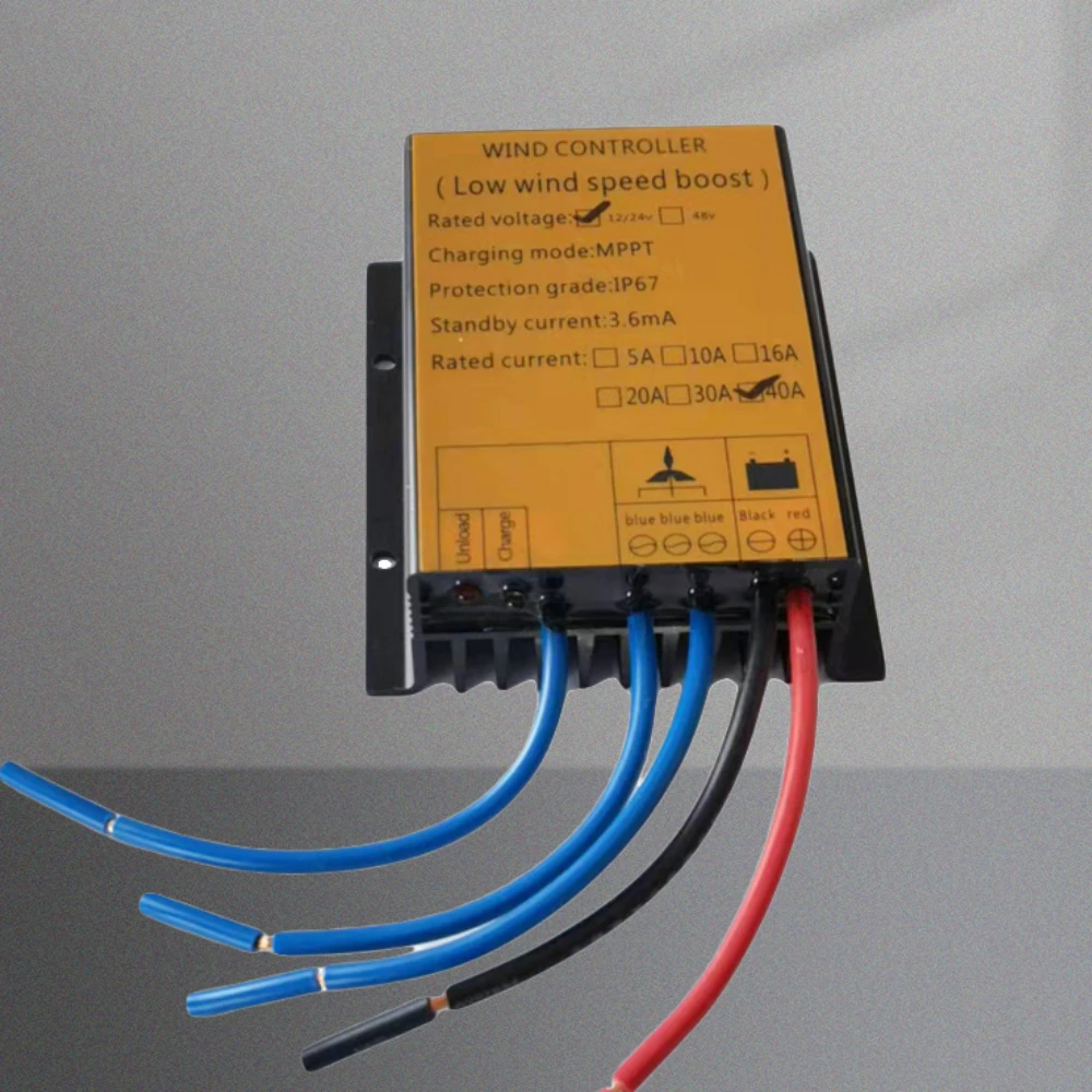 High Efficient 2000W DC 48V IP67 Water proof MPPT Charge Controller Wind Turbines Generator Battery Charge Controller Regulator